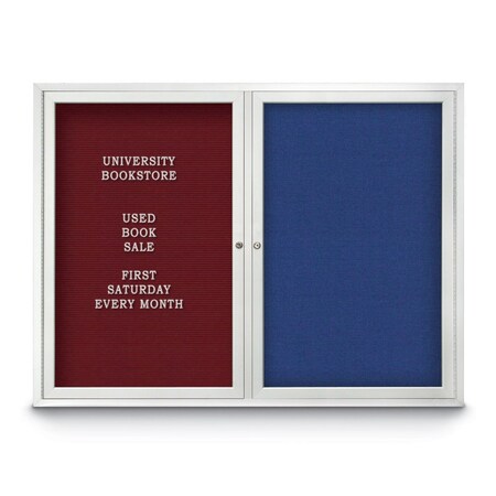 United Visual Products Corkboard, 36"x36", Buff/Black UV403PLUS-BLACK-BUFF